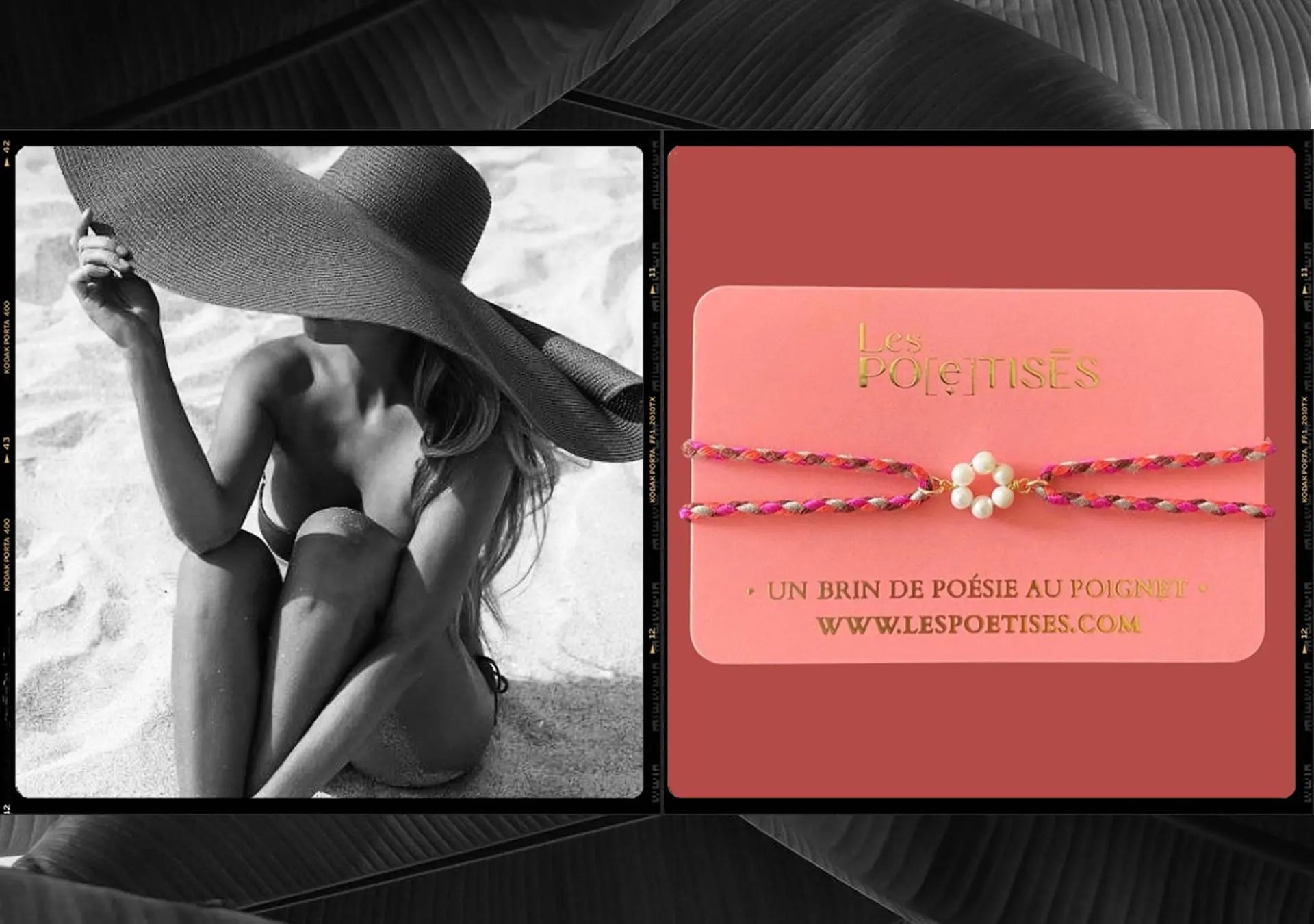 Les Poétisés bijoux bracelet ruban cadeau femme