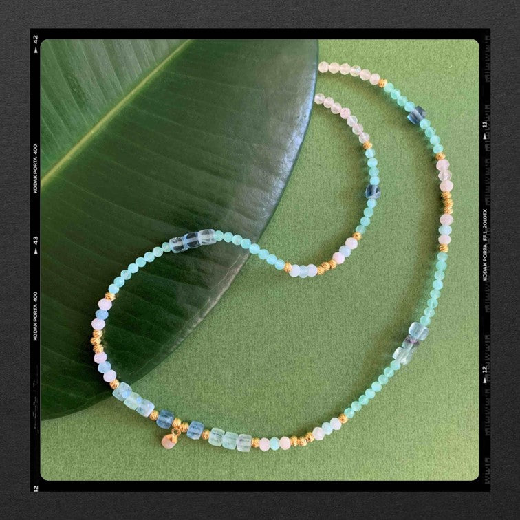 Les Poétisés collier oasis bijou fantaisie france pierres fines
