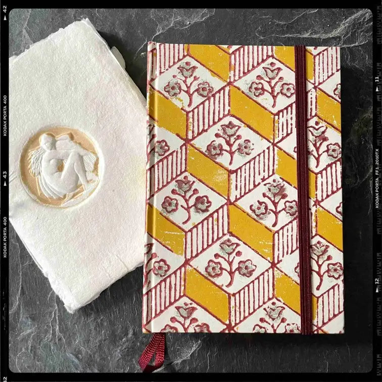Les Poétisés carnet de notes papier dominoté