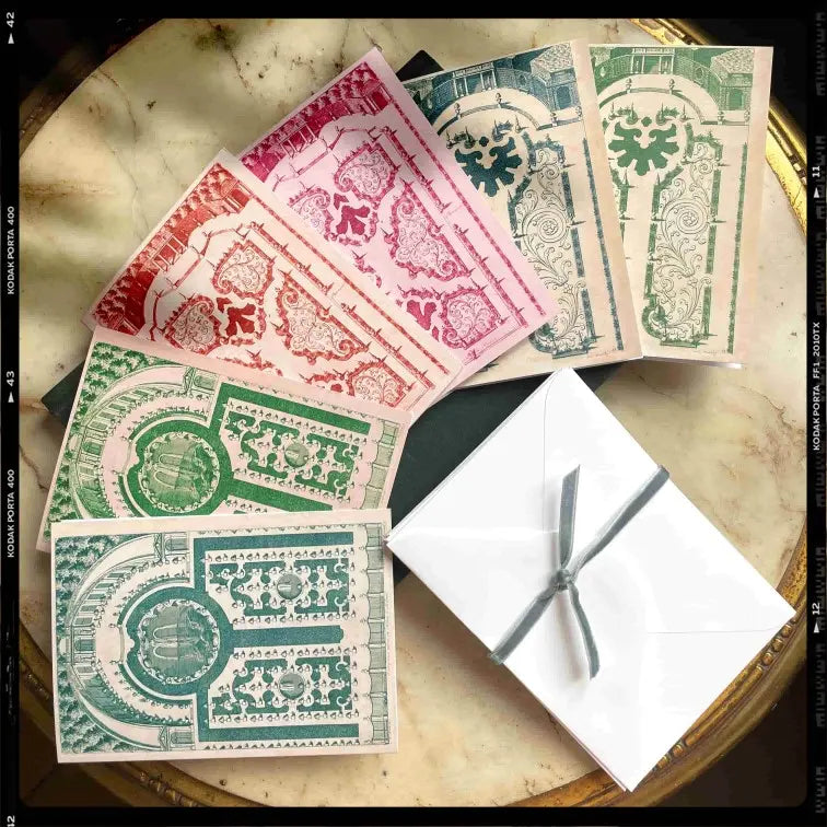 Les Poétisés Astrée cartes postales vœux jardins papeterie
