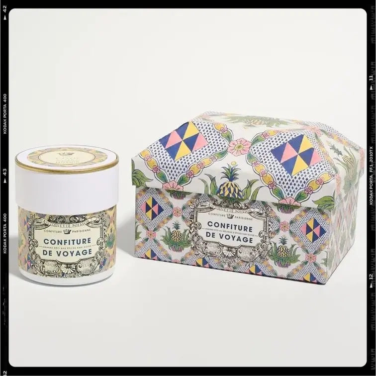 Les Poétisés boite papier dominoté confiture Antoinette poisson