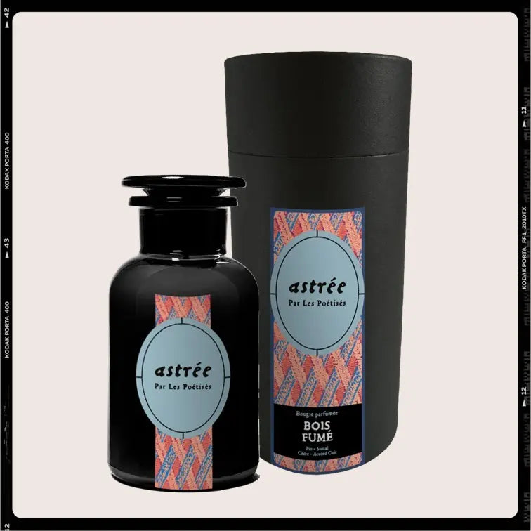 Les Poétisés bougie apothicaire parfumée bois fumé antiquité pack