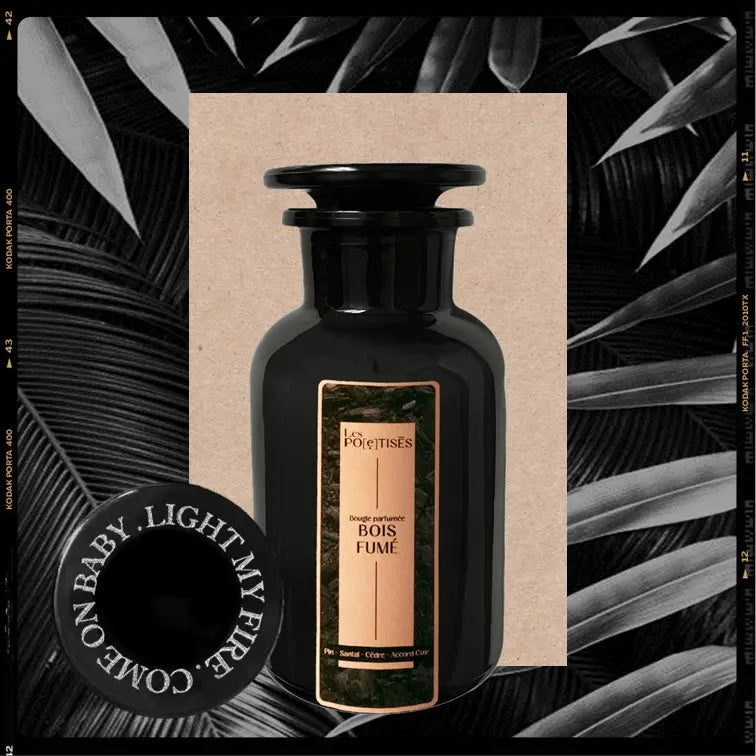 Les Poétisés bougie parfumée apothicaire personnalisation sur mesure