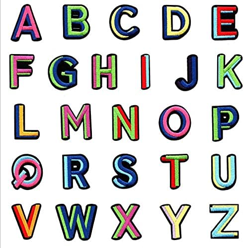 Les Poétisés carnet personnalisé patch brodé initiales monogramme alphabet