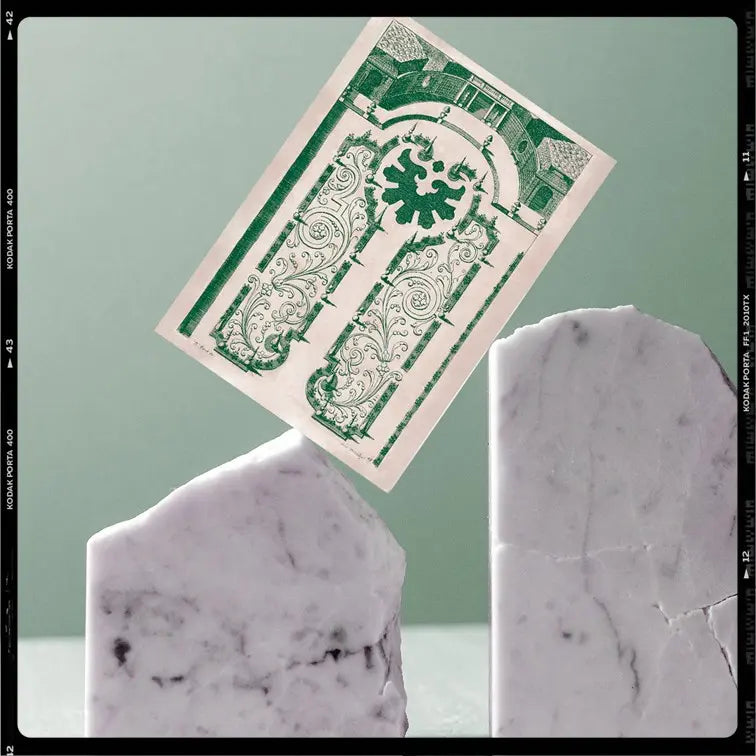 Les Poétisés carte de correspondance jardin d(ornement papeterie