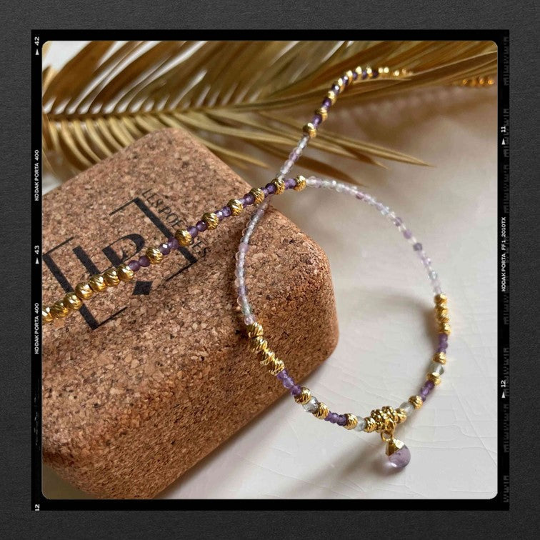 Collier Absolu Pierres semi-précieuses et or fin