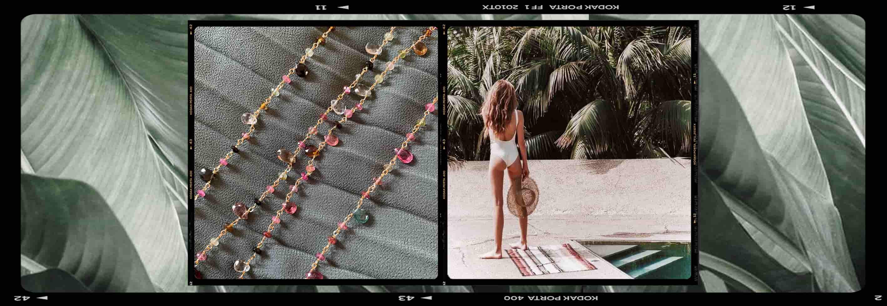 Les Poétisés bijoux fantaisie perles naturelles gemmes pierres semi précieuses or 24k