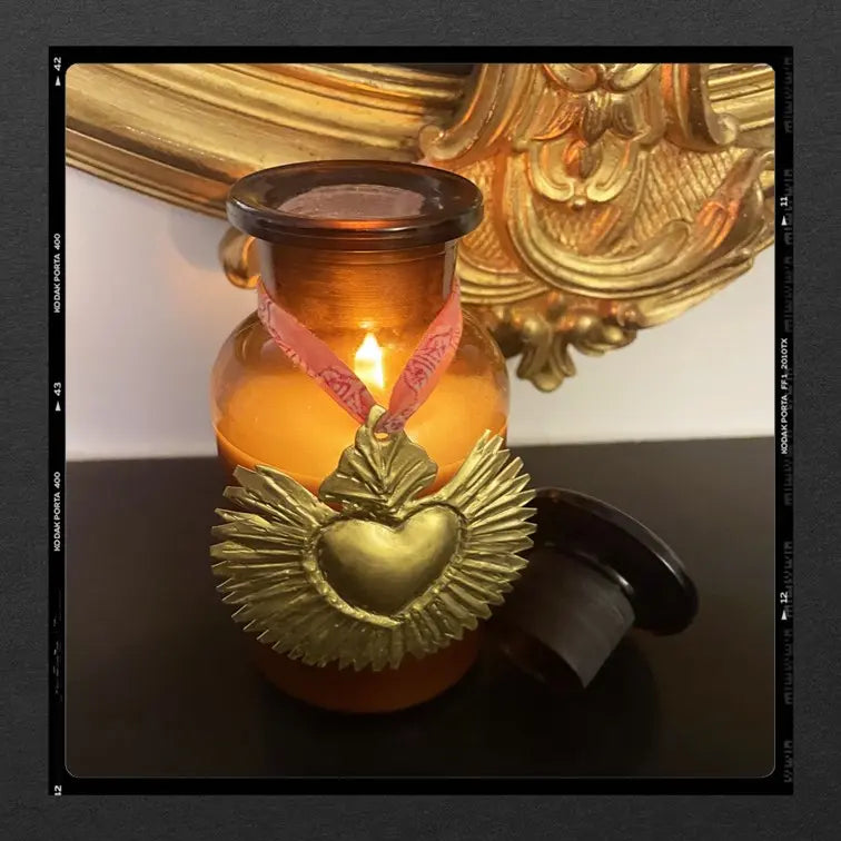 Les Poétisés bougie parfumée personnalisable déco ex voto