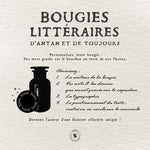 Les Poétisés bougie parfumée apothicaire personnalisable sur mesure vos mots gravés