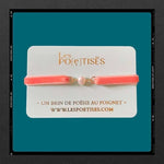 Les Poétisés bracelet ruban calanque velours