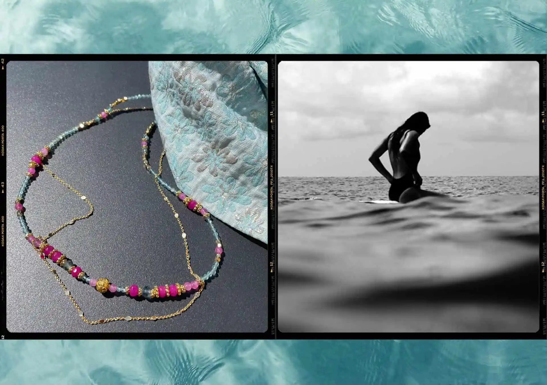 Les Poétisés collier bracelet pierres naturelles bijou de créateur cadeau femme