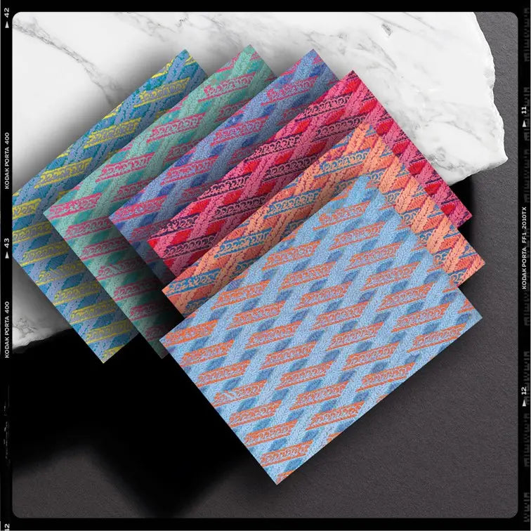 Les Poétisés lot de cartes postales néoclassiques couleurs pop