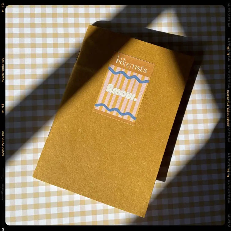 Les Poétisés petit carnet de notes amour papier recyclé France